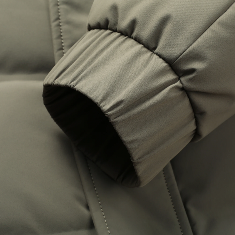 Sturmdk - Daunenjacke Herren Warm Gefüttert Winterjacke Mit Kapuze und Taschen