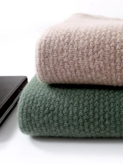 Kuschwo - Wollpullover Herren – Bequemer Pullover für Herbst & Winter