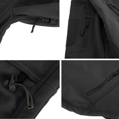 Sturmet -  Wasserdichter Wintermantel Männer – Wetterfest, Atmungsaktiv, Mit Kapuze