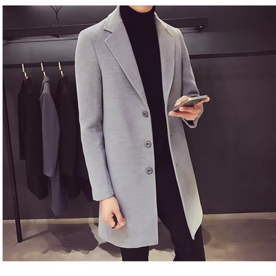 Sturmon - Mantel Jacke Herren – Eleganter Slim-Fit Blazer für Herbst und Winter