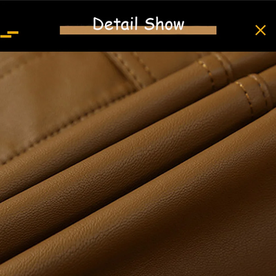 Nordrev - Lederjacke Herren mit Futter, Warme Winterjacke aus Echtleder