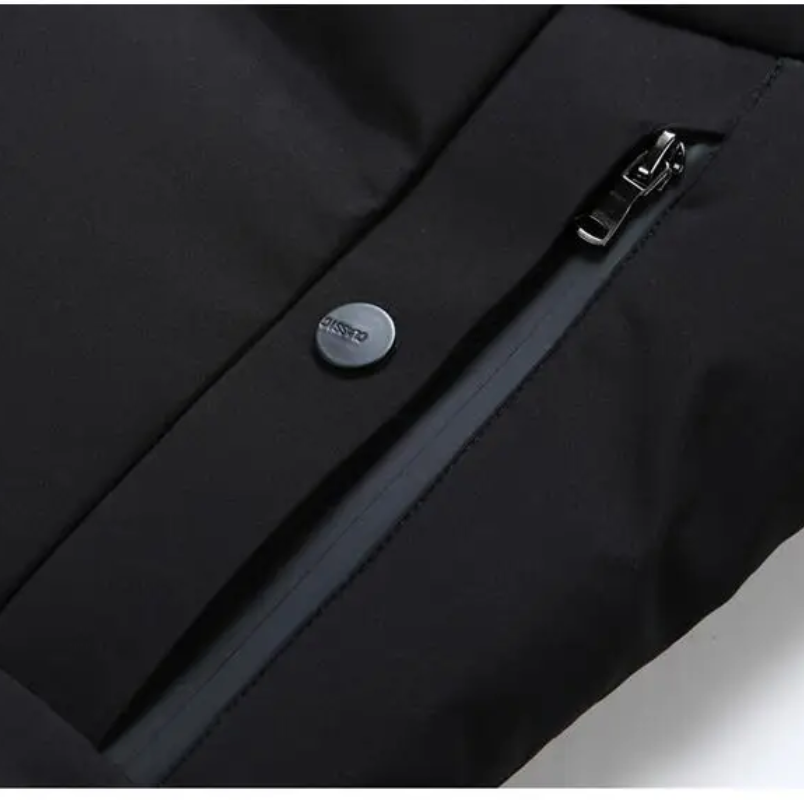 Polarnx - Daunenjacke Herren Warm Gefüttert Winterjacke Mit Kapuze Winddicht