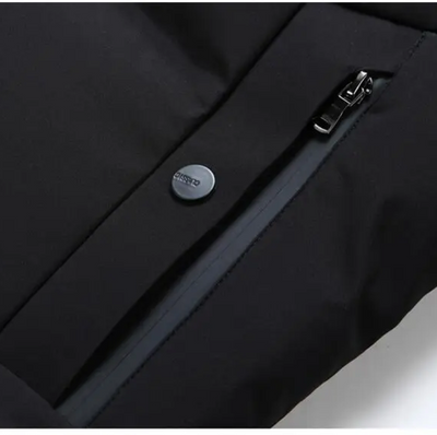 Polarnx - Daunenjacke Herren Warm Gefüttert Winterjacke Mit Kapuze Winddicht