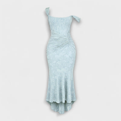 Renske - Langes Kleid mit Eleganten und Raffinierten Korsett