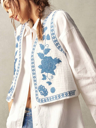 Belen | Bestickte Boho-Weste