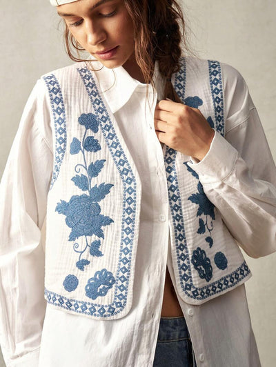 Belen | Bestickte Boho-Weste