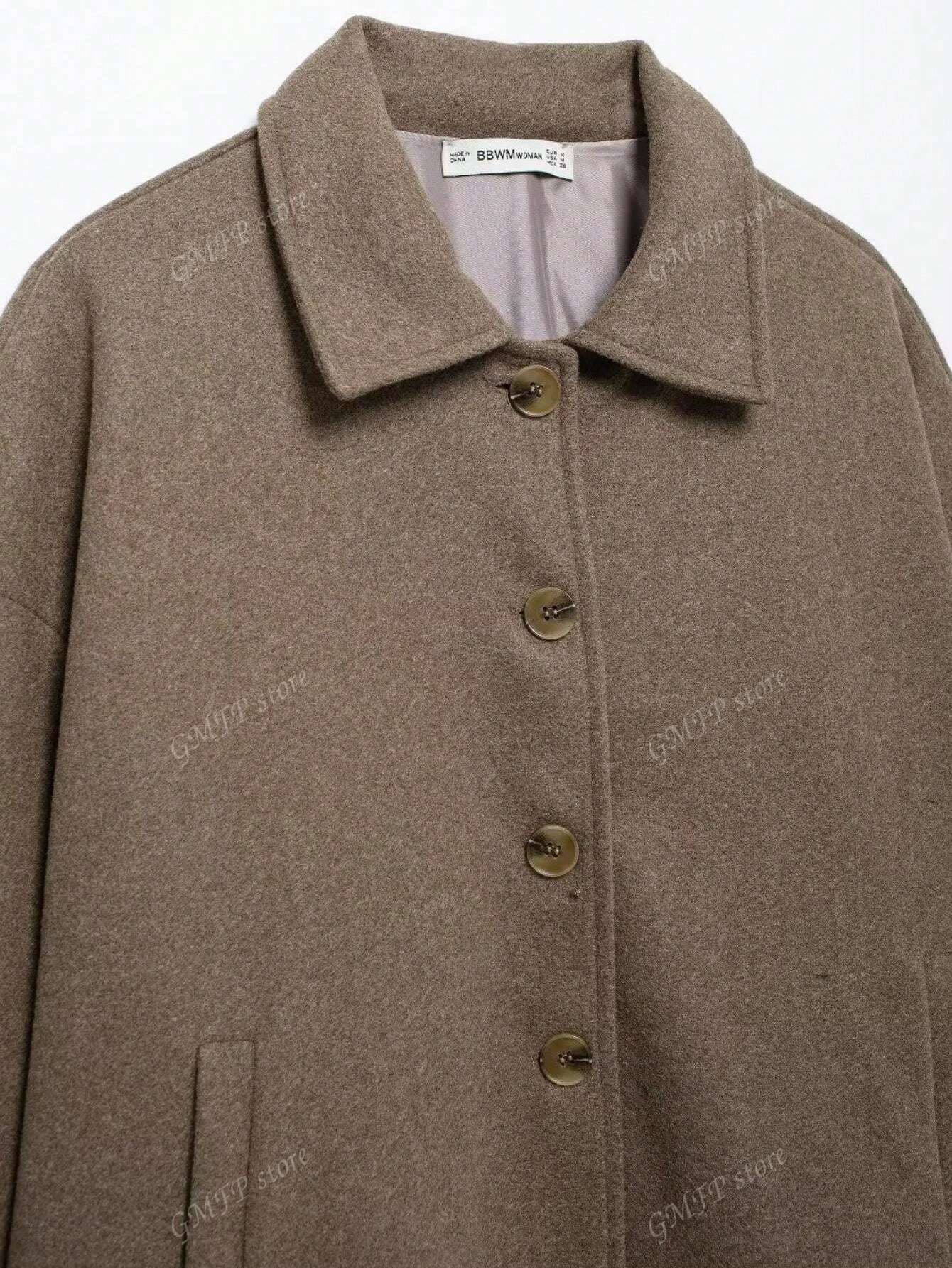 Cropped Wolljacke mit Knopfleiste – Zeitlos, Parisian & Herbstready