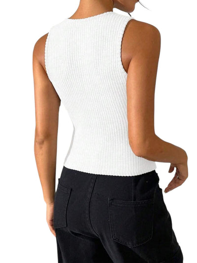 Niva – Geripptes Tanktop mit moderner Linie