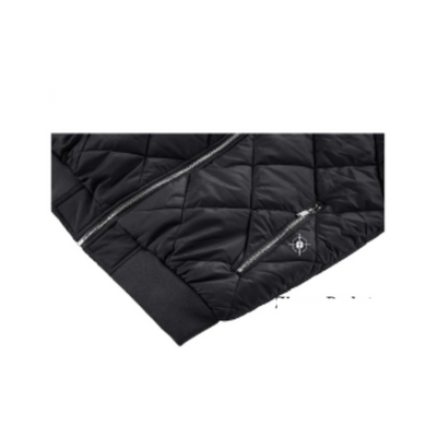 Windlek - Gewattierte Jacke Herren mit Stehkragen und Reißverschluss-Design