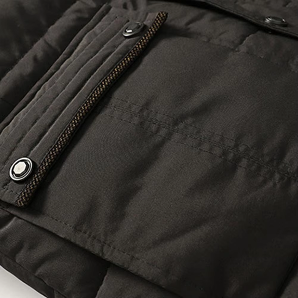 Daunsol - Pufferjacke Herren Winddicht Winterjacke Mit Kapuze Gefüttert