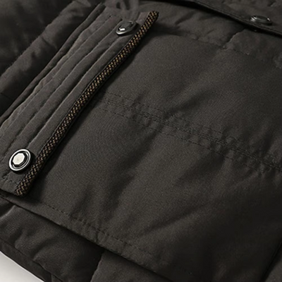 Daunsol - Pufferjacke Herren Winddicht Winterjacke Mit Kapuze Gefüttert