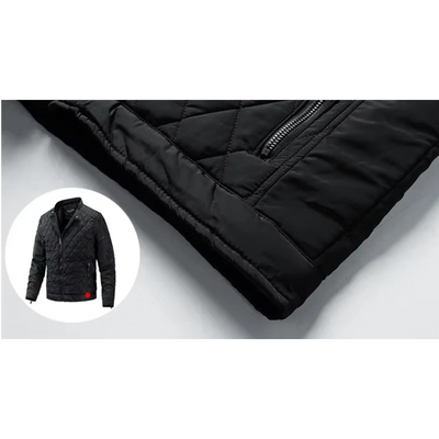 Marikon - Gewattierte Jacke Herren mit Reißverschluss und Stehkragen-Design