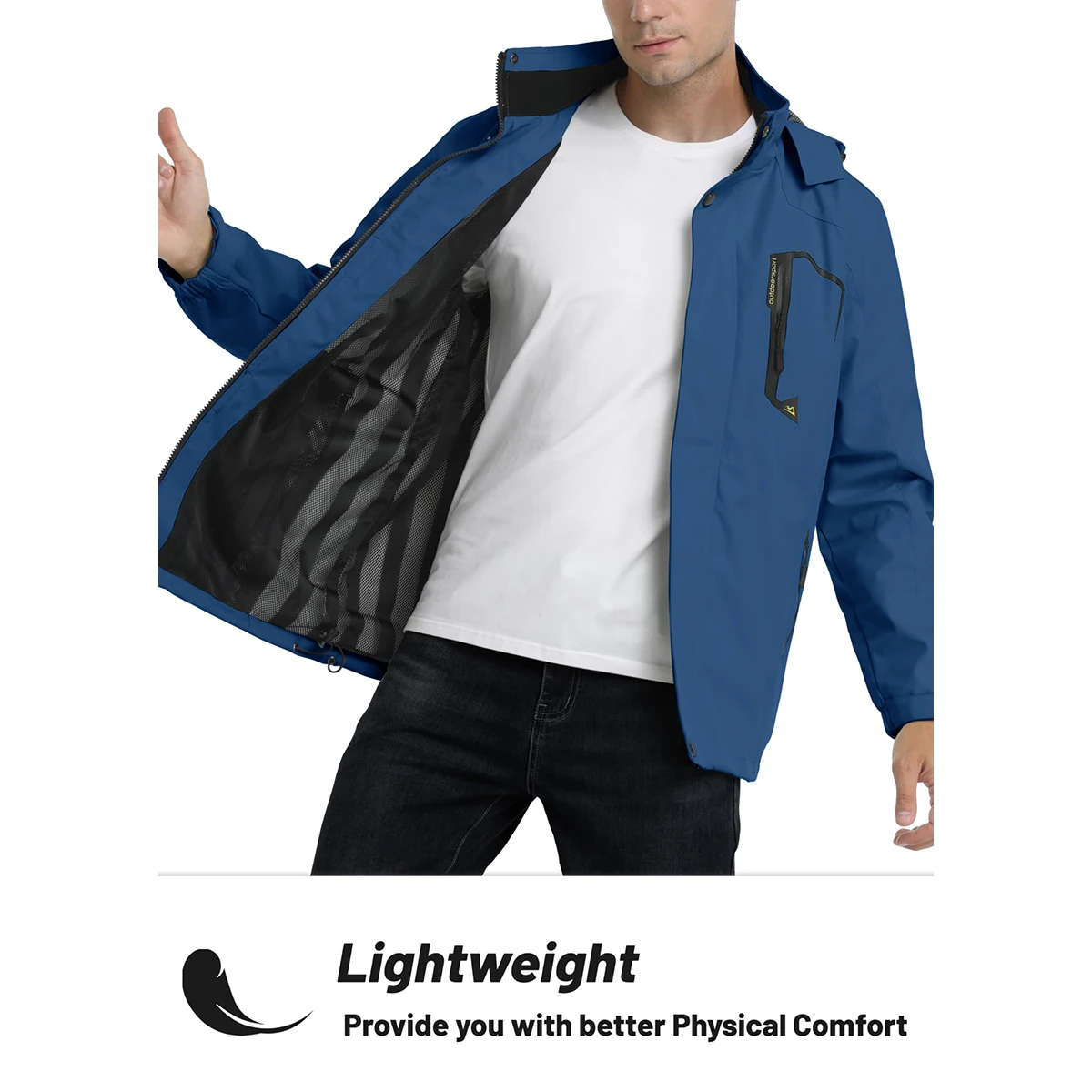 Arkturo - Wasserdichter Wintermantel Männer – Thermo Fleece, Winddicht, Outdoor