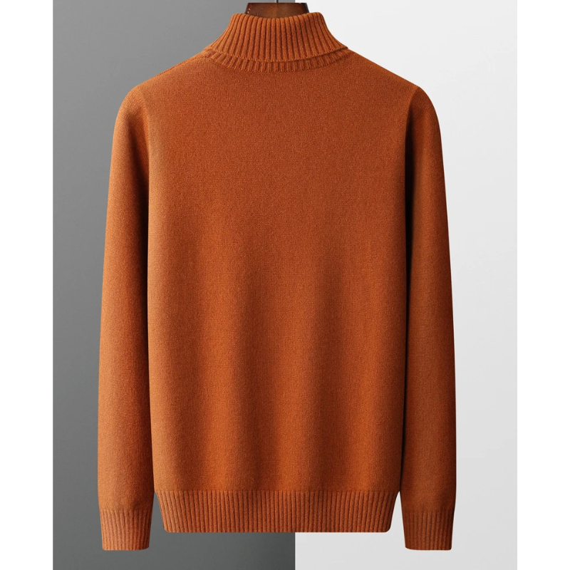 Feinlux - Wollpullover Herren – Weicher Pullover mit Strukturmuster