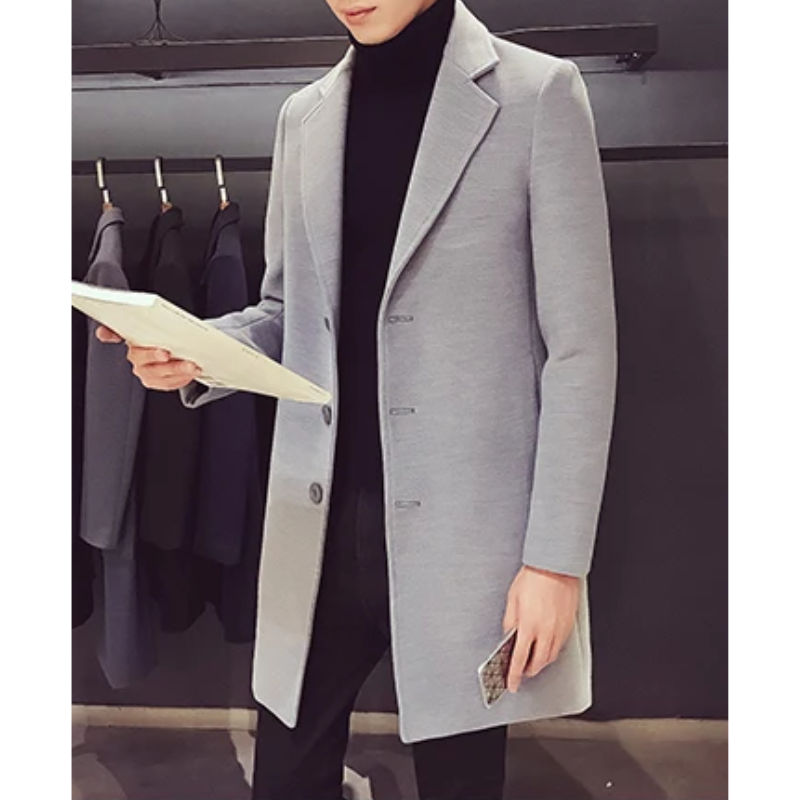 Sturmon - Mantel Jacke Herren – Eleganter Slim-Fit Blazer für Herbst und Winter