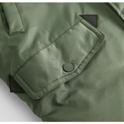 Wandorm - Wintermantel Männer mit Fleece-Futter, Outdoor-Jacke mit Kapuze und Taschen