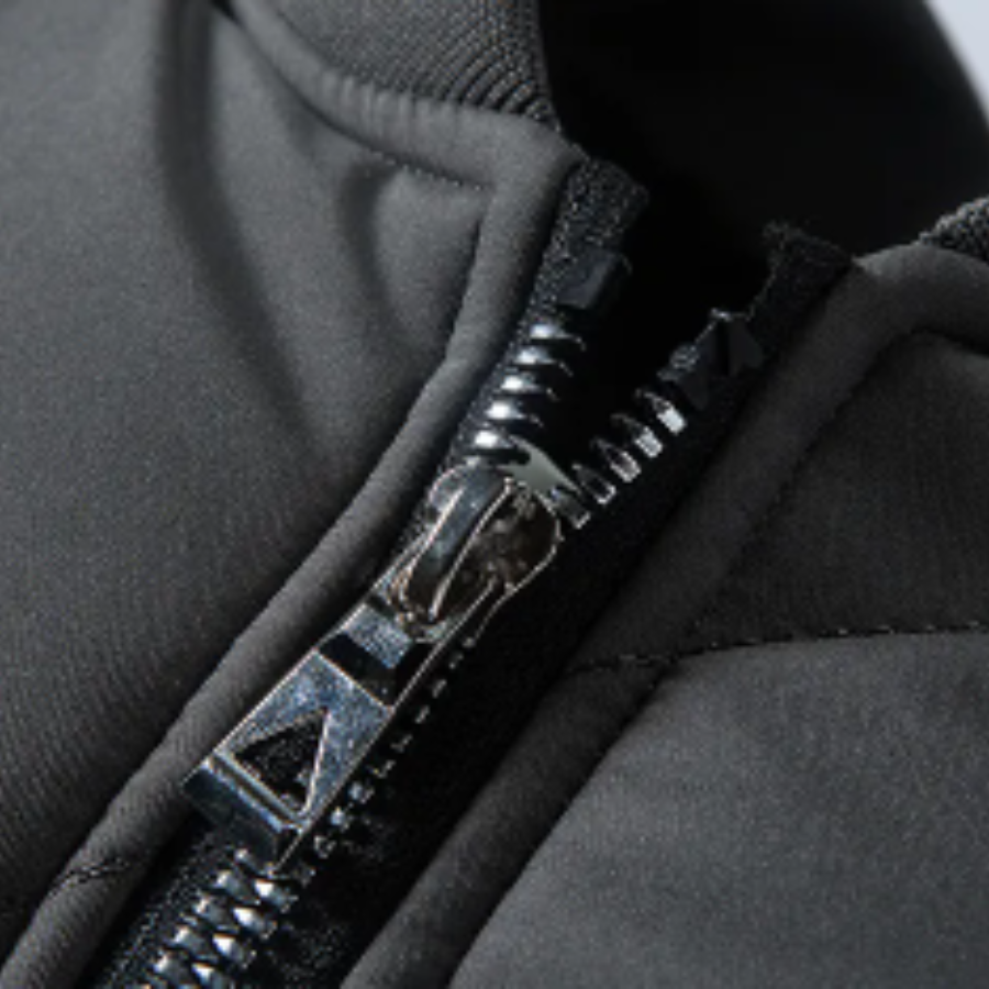 Brovian - Gewattierte Jacke Herren mit warmem Fleecefutter und Reißverschluss