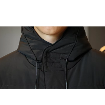 Wetterl - Langer Wintermantel Herren Wasserdicht Winddicht Mit Kapuze Gefüttert