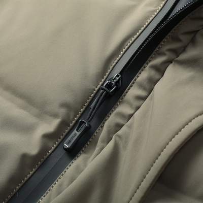 Sturmdk - Daunenjacke Herren Warm Gefüttert Winterjacke Mit Kapuze und Taschen