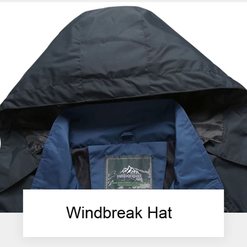 Hivolux - Wasserdichter Wintermantel Männer – Winddicht, Leicht, Outdoorjacke