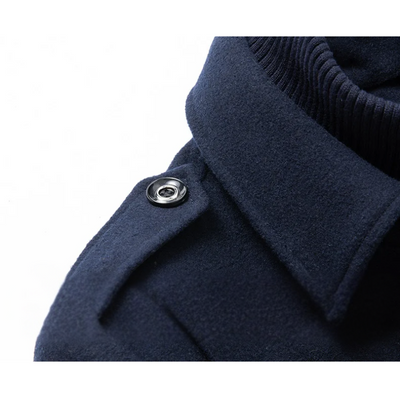 Ardwinz - Mantel Jacke Herren Stilvoller Wintermantel Lang Slim Fit