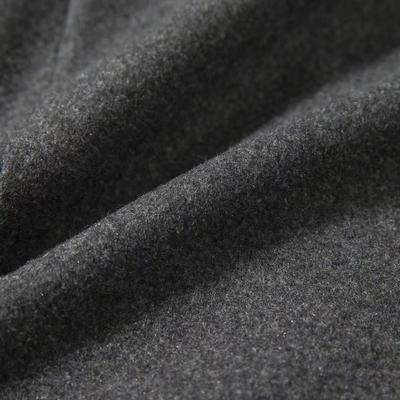 Frostex - Langer Mantel Herren Stilvoller Wollmantel Mit Revers und Brusttasche