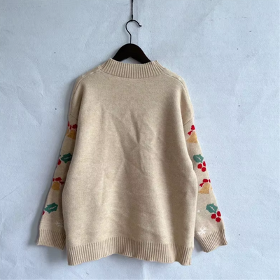 Kuschel - Weihnachtspullover – Bequem, Strick, Mit Weihnachtlichem Motiv