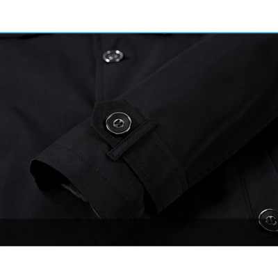 Landkam - Mantel Jacke Herren – Wasserabweisender Outdoor-Mantel mit Stehkragen