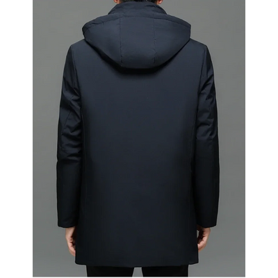 Grauwal - Parka Winterjacke Herren – Winddicht, Warm Gefüttert, Mit Kapuze