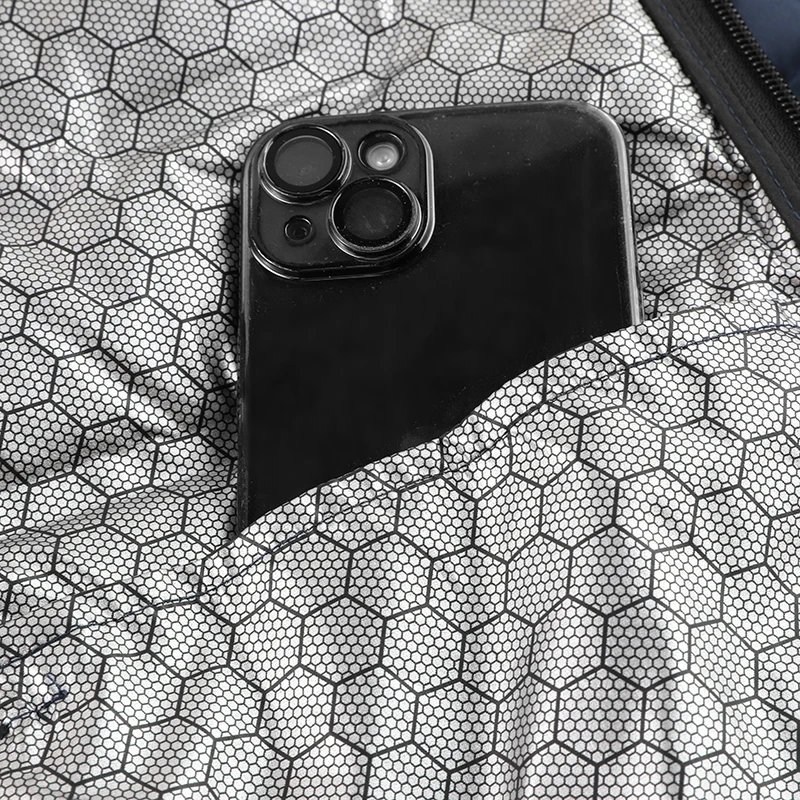 Nordfed - Daunenjacke Herren Winddicht Wasserdicht Lange Winterjacke Kapuze