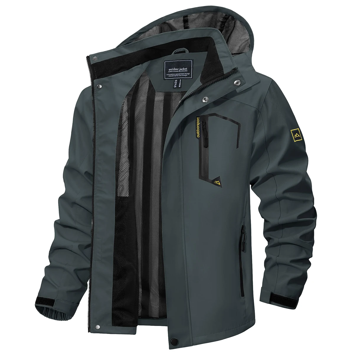 Arkturo - Wasserdichter Wintermantel Männer – Thermo Fleece, Winddicht, Outdoor