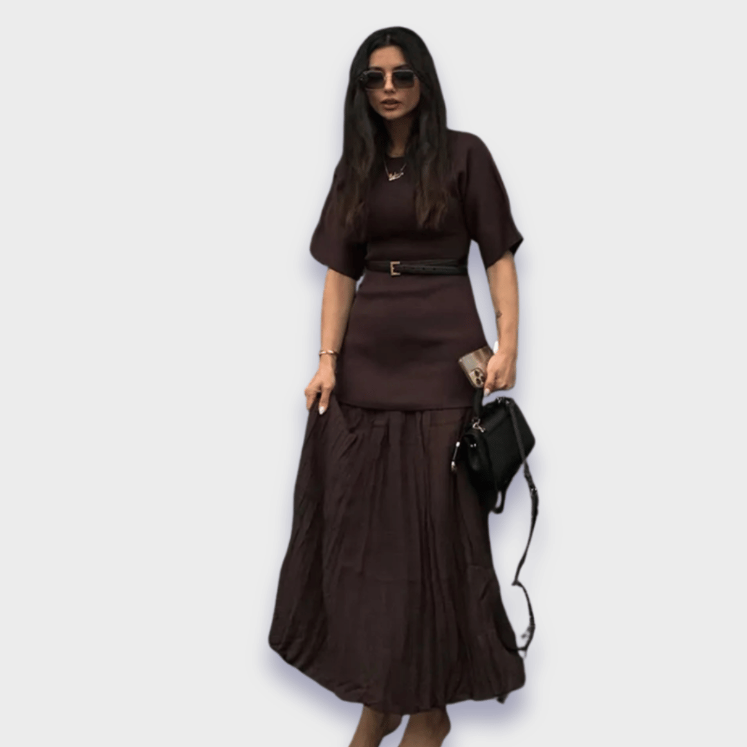 Elegantes Damenkleid aus Premiumstoff - Figurbetont und Handgefertigt für Feste und Alltag