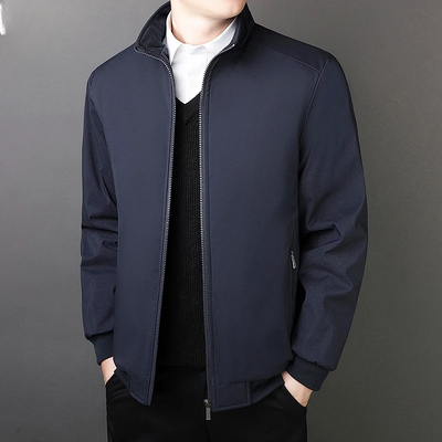 Norvion - Gewattierte Jacke Herren mit Reißverschluss und leichtem Futter für Herbst