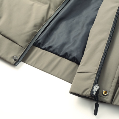 Sturmdk - Daunenjacke Herren Warm Gefüttert Winterjacke Mit Kapuze und Taschen