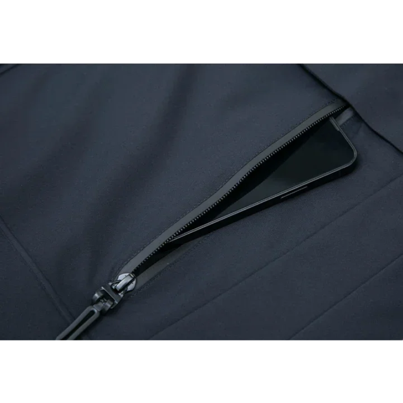 Kaltfur - Langer Wintermantel Herren Daunenmantel Warm Gefüttert Mit Kapuze