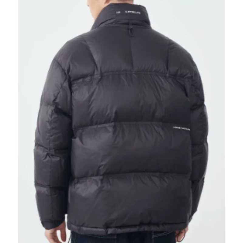 Grauarm - Daunenjacke Herren Lang Warm Gefüttert Wintermantel Mit Kapuze