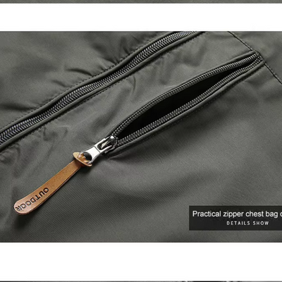 Warmorn - Wintermantel Männer mit Fleece-Futter, Winddichte Outdoor-Jacke