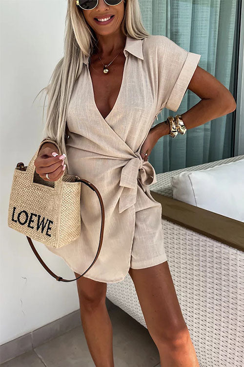 Stylisher Sommer-Jumpsuit für Frauen mit Kurzarm - Lisa