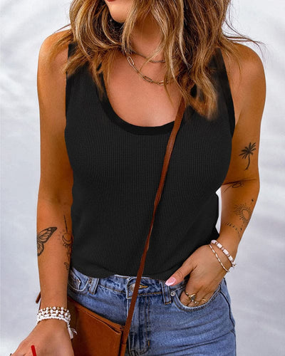 Vielseitiges Damen Tanktop – Weiches Stretch Top für Alltag & Freizeit