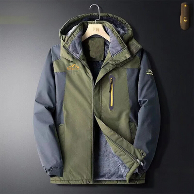 Brisker - Wasserdichter Wintermantel Männer – Fleece Gefüttert, Winddicht, Outdoor