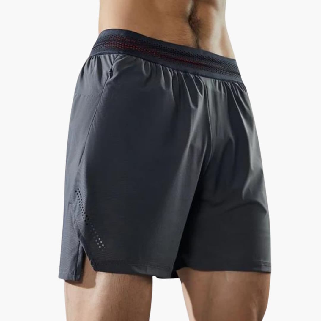 Herren Sportshorts mit Innenhose und schnell trocknendem Stoff