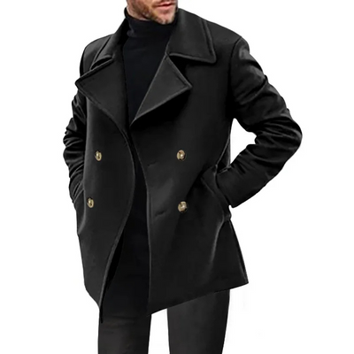 Bergorn - Moderne Mantel Jacke Herren – Kurz Trenchcoat für Herbst und Winter