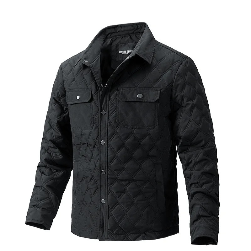 Nordvex - Gewattierte Jacke Herren mit Brusttaschen und Knopfleiste