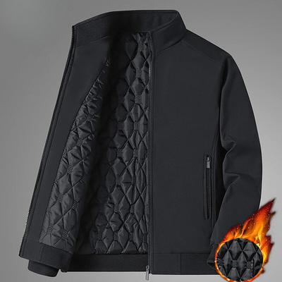 Norvion - Gewattierte Jacke Herren mit Reißverschluss und leichtem Futter für Herbst