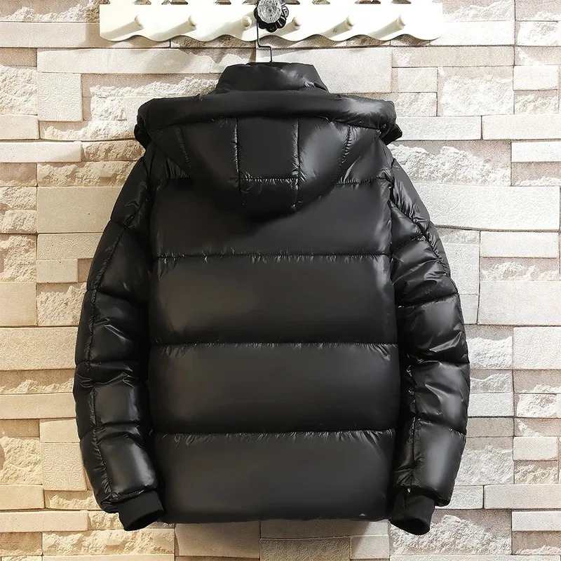 Herrsol - Pufferjacke Herren Winterjacke Mit Fleecefutter Kapuze Warm Gefüttert