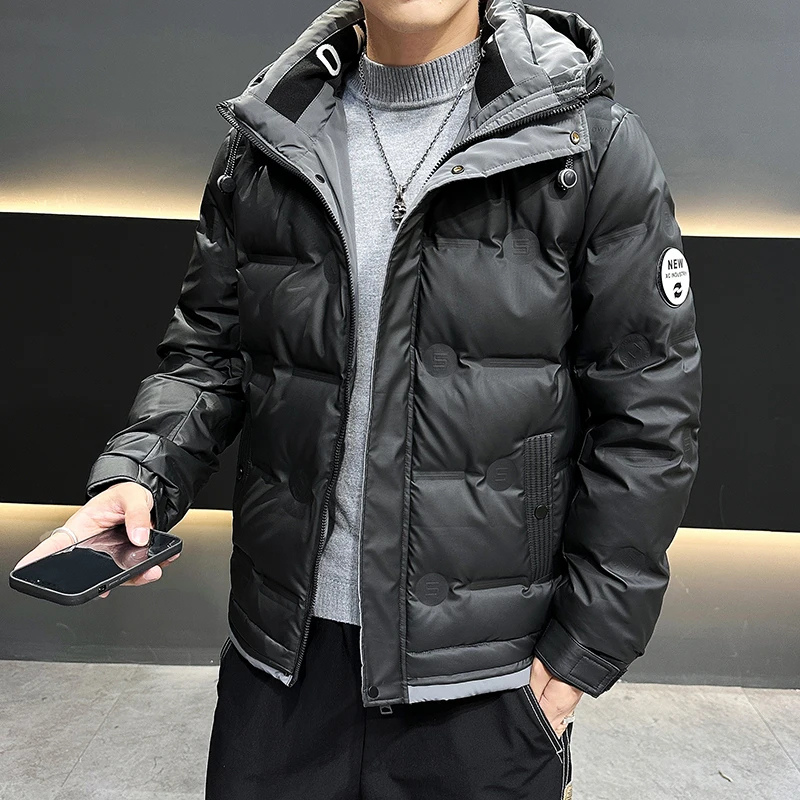 Kälteex - Daunenjacke Herren Warm Gefüttert Übergangsjacke Mit Reißverschluss