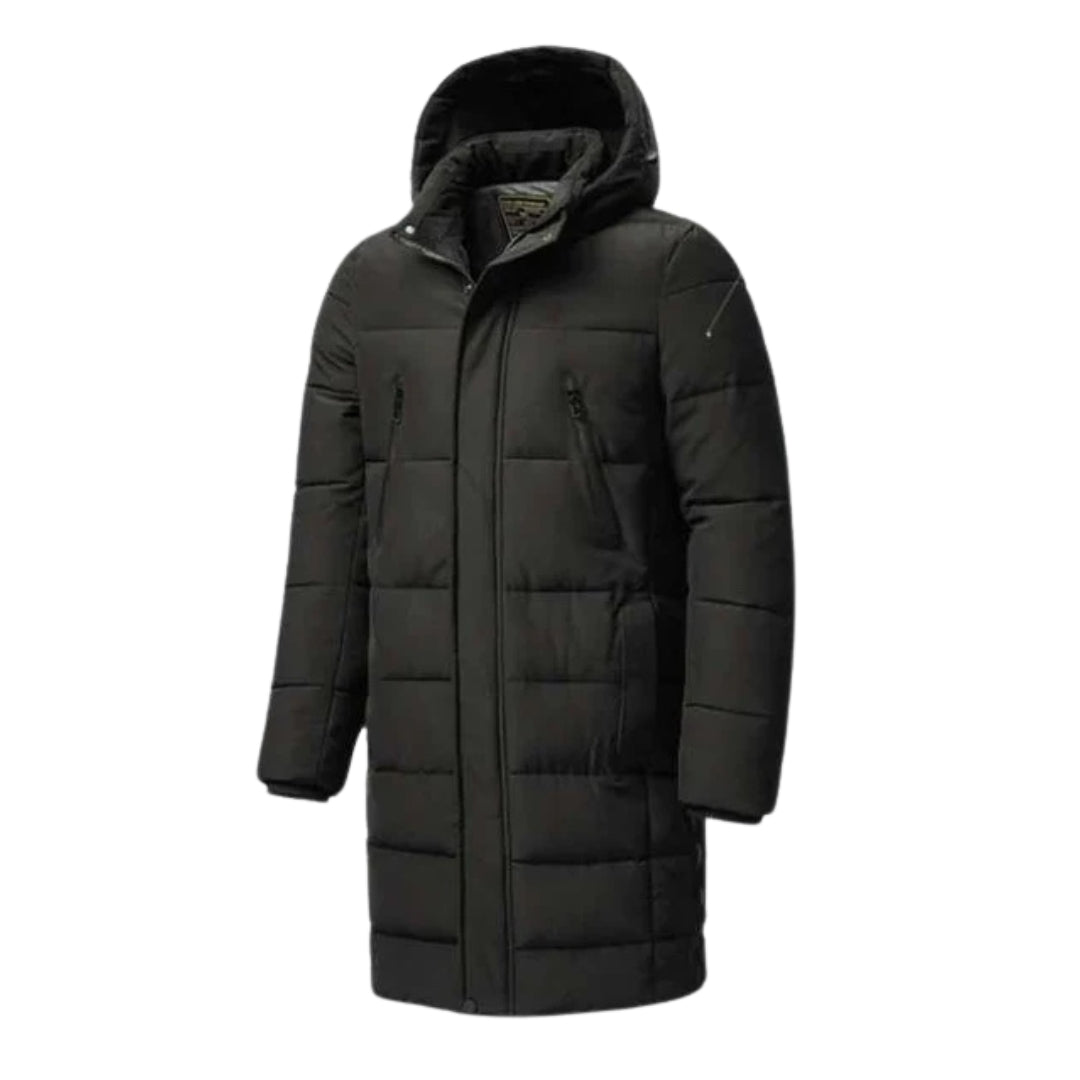 Klassischer Herren-Parka mit wind- und wasserdichtem Design für den Winter