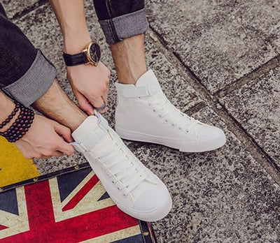 Stilvolle Canvas-High-Top-Sneaker für Herren - Diego