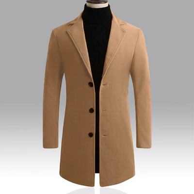 Hagbern - Stilvolle Mantel Jacke Herren – Klassischer Herbst- und Wintermantel