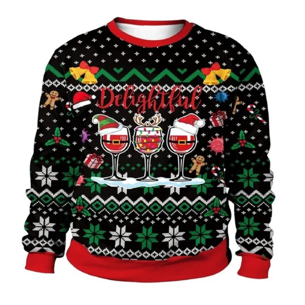 Wintrix - Kreativer Weihnachtspullover – Perfekt für Feiertage & Partys